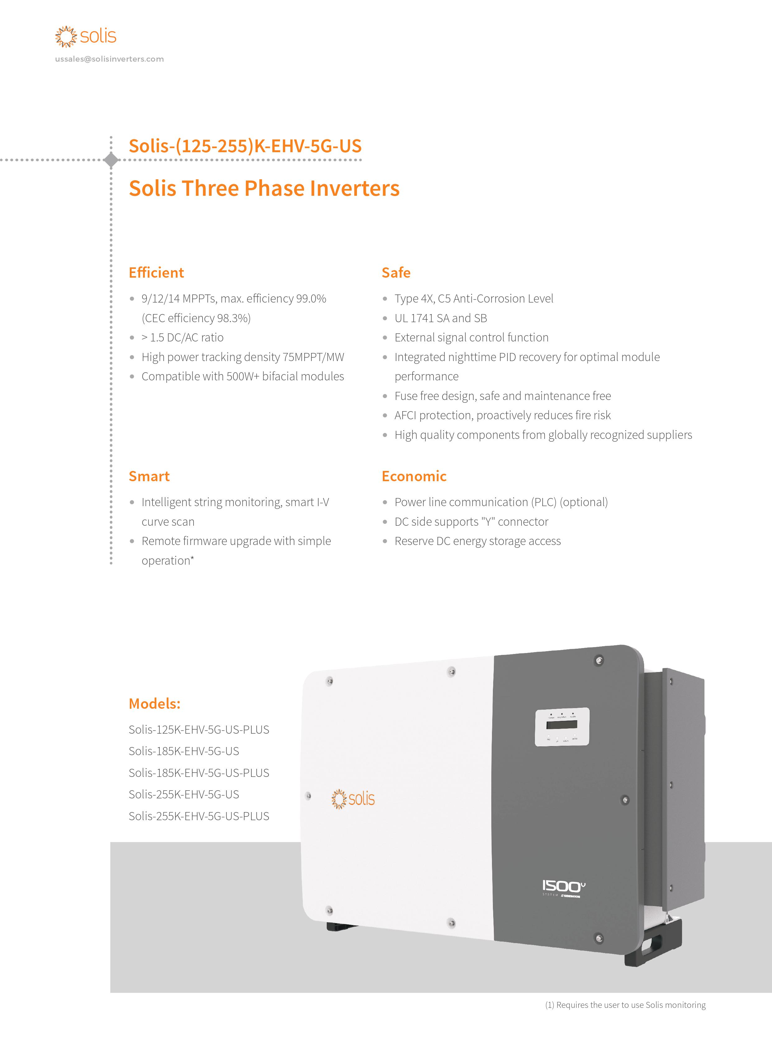 Jinlang inverter-Solis-(125-255)K-EHV-5G